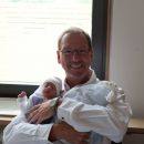 Erster Tag, in der Uniklinik. Opa Anton zu Besuch.