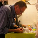 Opa Anton beim Power-Wickeln.