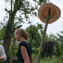 Berlin-Mahsdorf. Im Kellner-HÃ¤uschen mit vielen Freunden. Anfang Juli 2012.