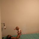 Berlin-Mahsdorf. Im Kellner-HÃ¤uschen mit vielen Freunden. Anfang Juli 2012.