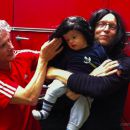 Die Haka-Indianer auf der ParkbÃ¼hne beim Konzert von Rainald Grebe und Orchester.