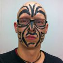 Die Haka-Indianer auf der ParkbÃ¼hne beim Konzert von Rainald Grebe und Orchester.